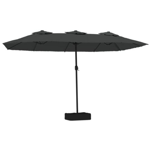 Double-Head Parasol Anthracite 449x245cm - Image 9