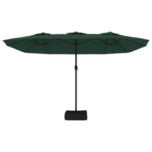 Double-Head Parasol Green 449x245cm - Image 4