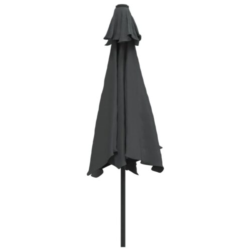 Outdoor Parasol with Metal Pole 300cm Anthracite - Image 4