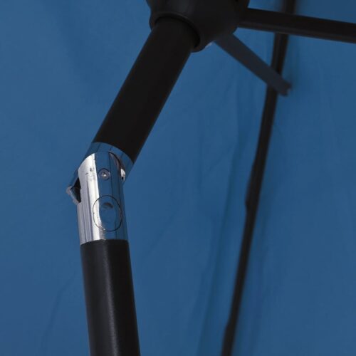 Outdoor Parasol with Metal Pole 300x200cm Azure - Image 6