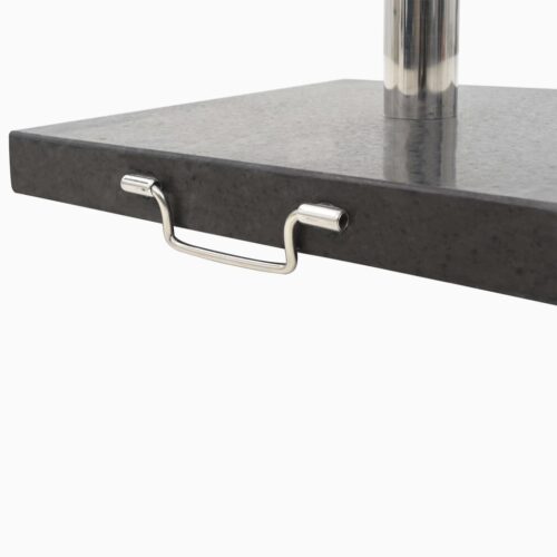 Parasol Base Granite 28.5kg Square Black - Image 3