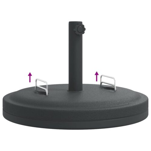 Parasol Base with Handles for 38/48mm Poles 25kg Round - Image 7