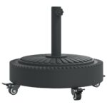 Parasol Base with Wheels for 38/48mm Poles 27kg Round