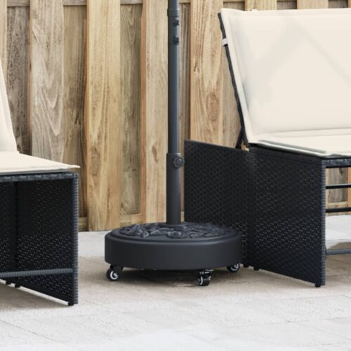 Parasol Base with Wheels for 38/48mm Poles 27kg Round - Image 2