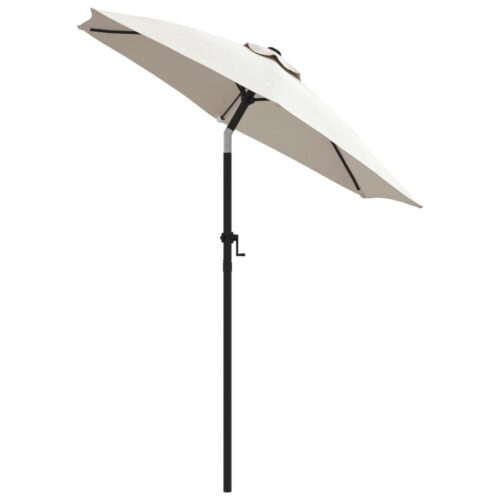 Parasol Sand White 200x224cm Aluminium - Image 3