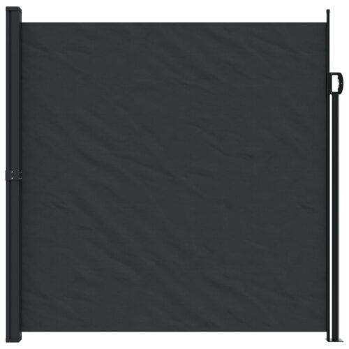 Retractable Side Awning Black 200x600cm - Image 3