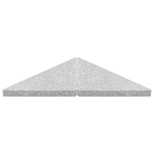Umbrella Weight Plate Granite 15 kg Triangular Grey - Image 3