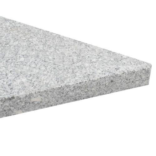 Umbrella Weight Plate Granite 15 kg Triangular Grey - Image 5