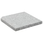 Umbrella Weight Plate Granite 25kg Square Grey