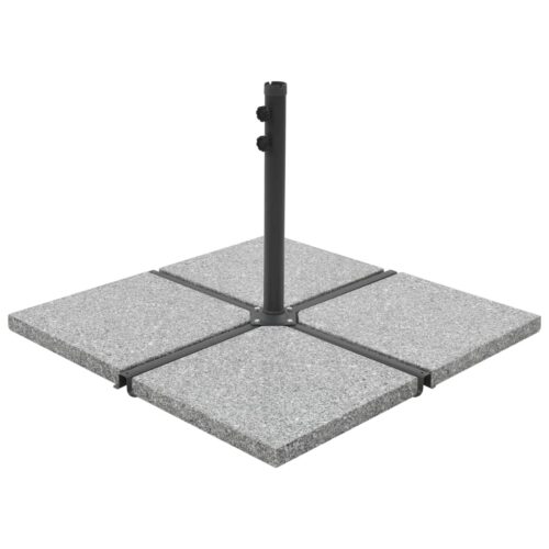 Umbrella Weight Plate Granite 25kg Square Grey - Image 2