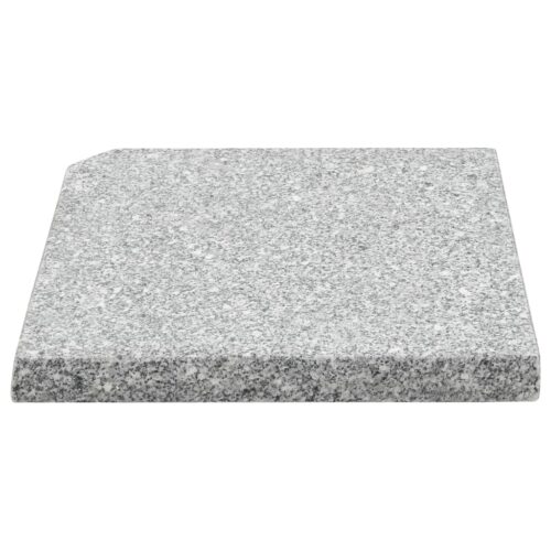 Umbrella Weight Plate Granite 25kg Square Grey - Image 3