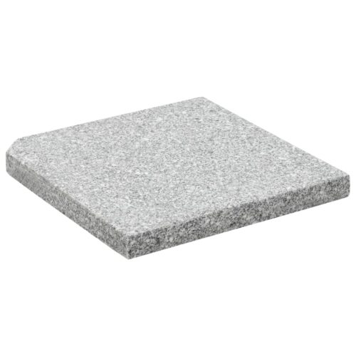 Umbrella Weight Plate Granite 25kg Square Grey - Image 7