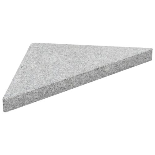 Umbrella Weight Plates 4pcs Grey Granite Triangular 60 kg - Image 3