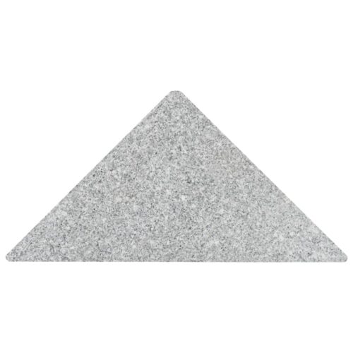 Umbrella Weight Plates 4pcs Grey Granite Triangular 60 kg - Image 4