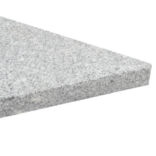 Umbrella Weight Plates 4pcs Grey Granite Triangular 60 kg - Image 6