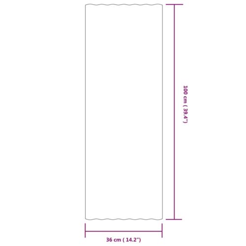Roof Panels 12pcs Powder-coated Steel Grey 100x36cm - Image 7