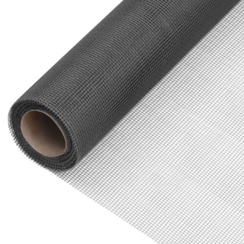 mesh Screen Fiberglass 112x500cm Black