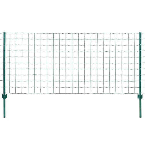 Euro Fence Garden Barrier Wire Mesh Farm Gate Border Fencing Iron Green 20x0.8m