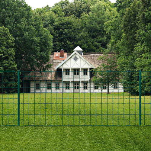 Euro Fence Garden Barrier Wire Mesh Farm Gate Border Fencing Iron Green 20x0.8m - Image 5