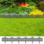 Lawn Edgings 17pcs Anthracite 1000cm Polypropylene