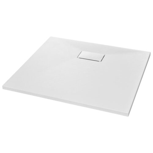 Shower Base Tray Bathroom Floor Trays SMC White 90x80cm - Image 2