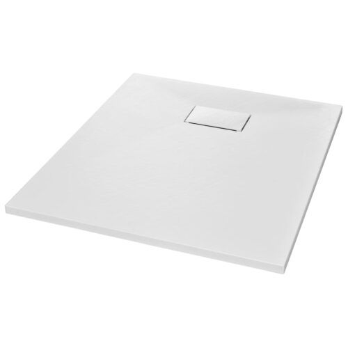 Shower Base Tray Bathroom Floor Trays SMC White 90x70cm - Image 2
