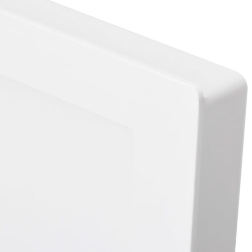 3-Tier Shower Niche Wall Storage Mount Shelf Bathroom Rack Matt White 41x99x9cm - Image 5