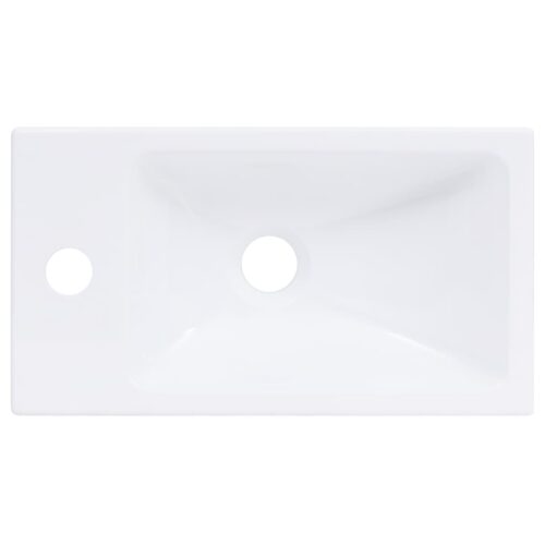 Wash Basin 400x220x90mm SMC White - Image 4