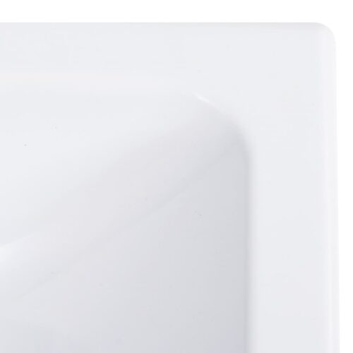 Wash Basin 400x220x90mm SMC White - Image 5