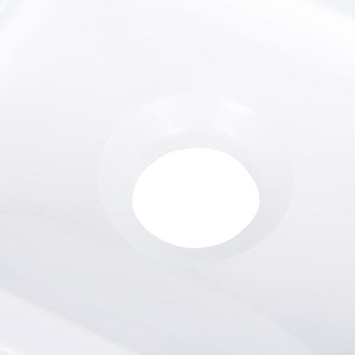 Wash Basin 400x220x90mm SMC White - Image 6