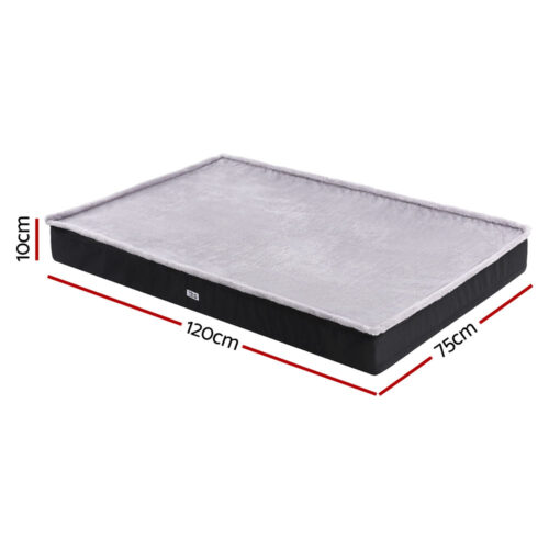 i.Pet Pet Bed Dog Cat Extra Large Calming Soft Sofa Foam Cushion Washable Cover Grey - Image 2