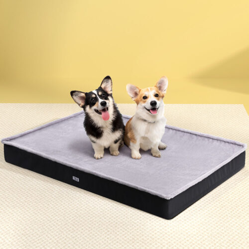 i.Pet Pet Bed Dog Cat Extra Large Calming Soft Sofa Foam Cushion Washable Cover Grey - Image 7