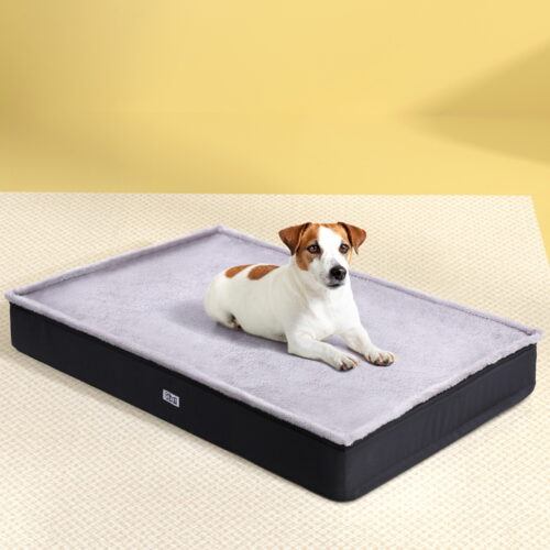 i.Pet Pet Bed Dog Cat Large Calming Soft Sofa Foam Cushion Washable Cover Grey - Image 7