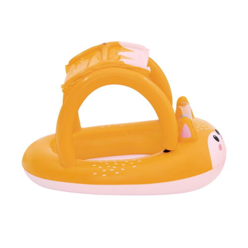 Bestway Kids Inflatable Fox Swim Float Floating Seat Canopy Pool Toys 94x66CM - Image 3