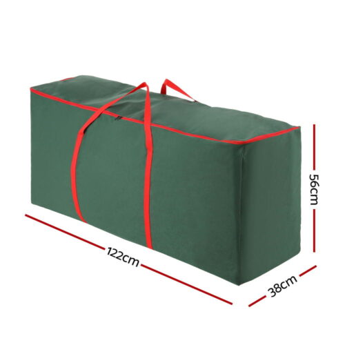Jingle Jollys Christmas Tree Storage Bag Fits Up to 8ft Tree Xmas Bag Green - Image 2