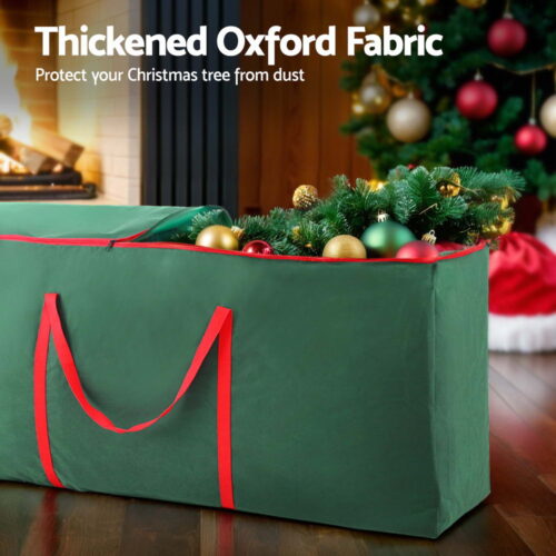 Jingle Jollys Christmas Tree Storage Bag Fits Up to 8ft Tree Xmas Bag Green - Image 4