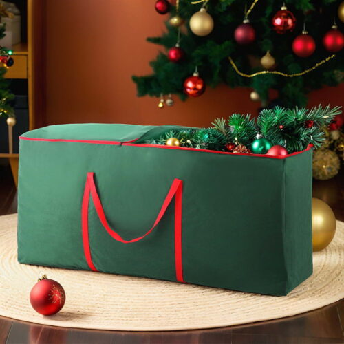 Jingle Jollys Christmas Tree Storage Bag Fits Up to 8ft Tree Xmas Bag Green - Image 7