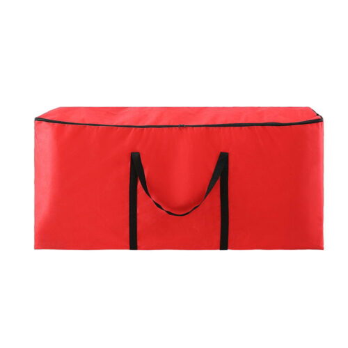 Jingle Jollys Christmas Tree Storage Bag Fits Up to 8ft Tree Xmas Fabric Bag Red - Image 3
