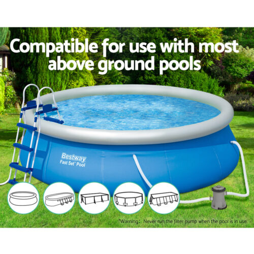 Bestway Pool Pump Cartridge Filter 330GPH 1249L/H Flowclear Filters Cleaner - Image 7
