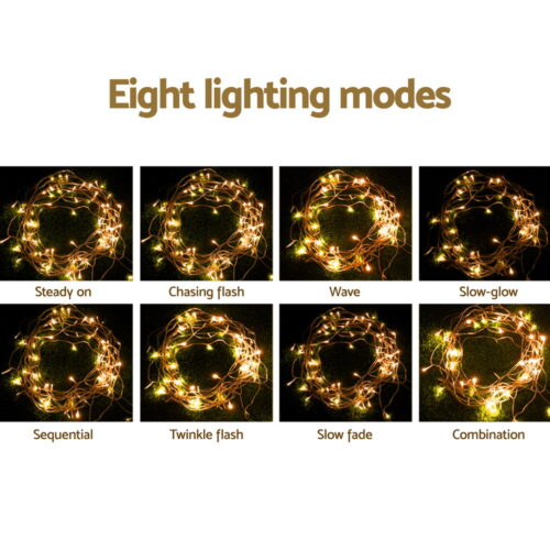32M Christmas Lights Icicle Light 960 LED Warm White Jingle Jollys - Image 6