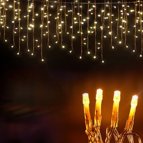 32M Christmas Lights Icicle Light 960 LED Warm White Jingle Jollys - Image 7