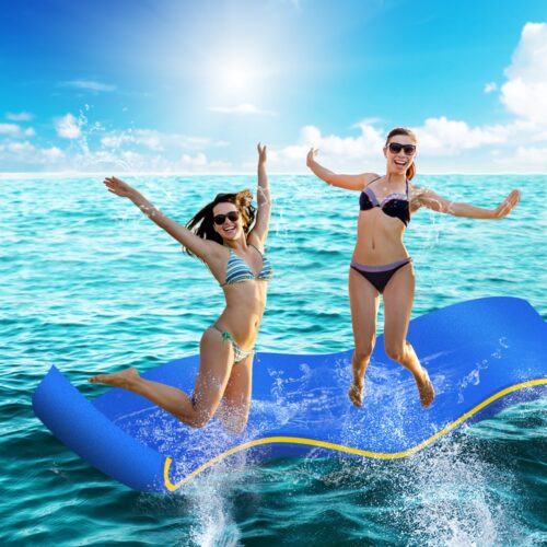 Weisshorn Floating Water Mat 55x180cm Foam Pad Swimming Pool Platform Blue - Image 7
