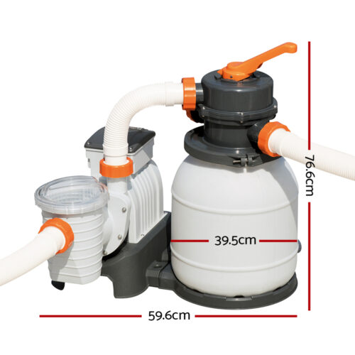 Bestway Pool Pump Sand Filter 1500GPH 5678L/H Pools Flowclear Filters - Image 2