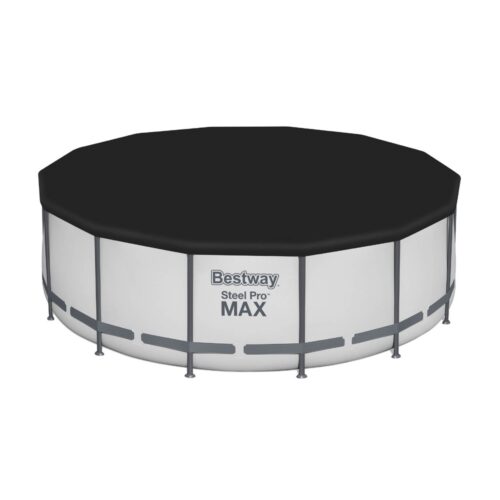 Bestway Swimming Pool 427x427x122cm Steel Frame Above Ground Pools Round Filter Pump Ladder - Image 3