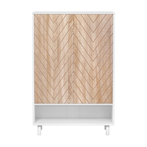 Artiss Shoe Rack Cabinet 24 Pairs 6-tier White - Image 5