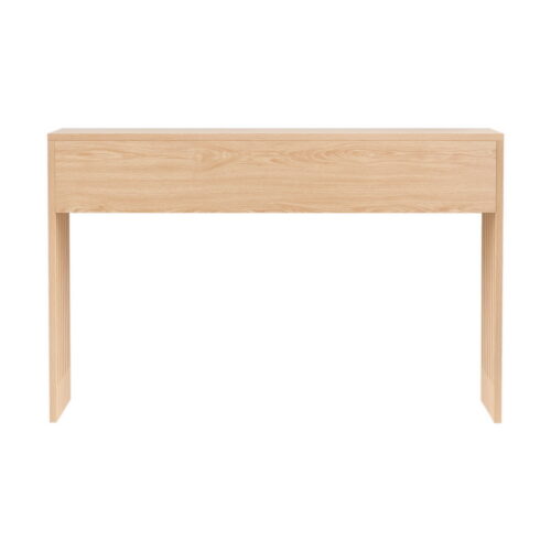 Artiss Console Table Hallway Fluted 120CM Pine - Image 5