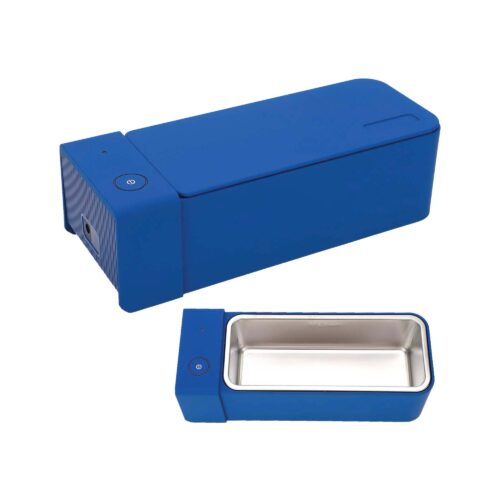 600ml Ultrasonic Jewellery Cleaner Mini Blue Portable Personal Sonic Bath - Image 5