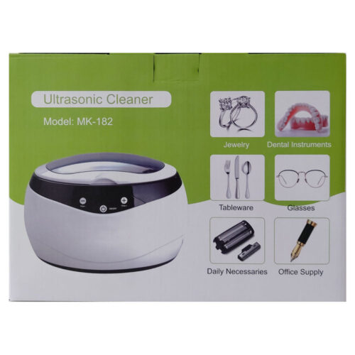 650ml Digital Ultrasonic Cleaner Ultra Sonic Bath Heated Parts Jewelry Cleaning - Image 4