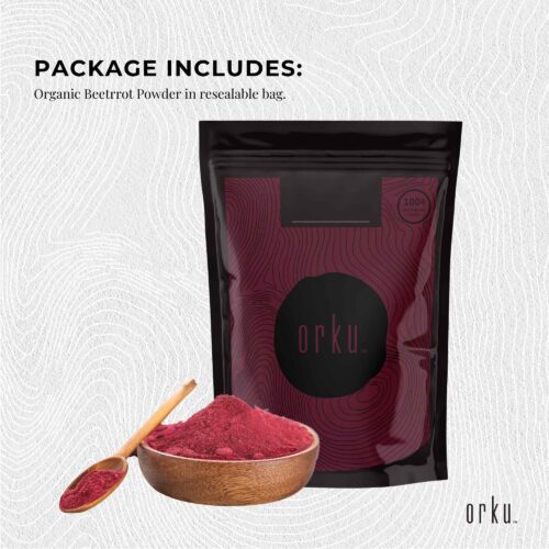 100g Organic Beetroot Powder Superfood Beet Root Supplement Beta Vulgaris - Image 2