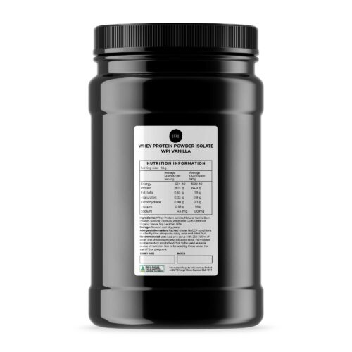 Orku 1Kg Whey Protein Isolate Powder Vanilla WPI Jar | Sports Food